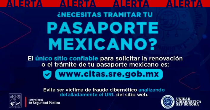 Estafan a guaymenses al intentar tramitar el pasaporte mexicano en línea