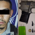 Detienen a joven con 12 envoltorios de droga y una pistola en la colonia Privada del Real