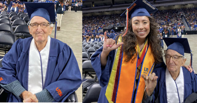 Abuelito se gradúa de la Universidad a los 87 años de edad