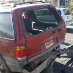 Aparatoso accidente deja una jovencita herida u cuantiosos daños en la carretera Guaymas-Empalme