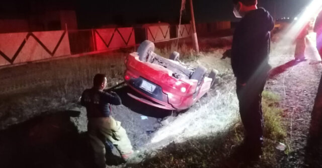 Conductor ebrio ocasiona brutal accidente en la carretera Navojoa - Huatabampo