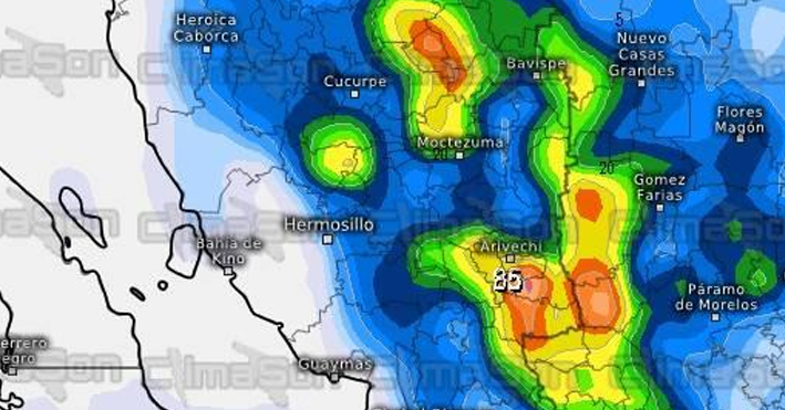 Alerta descenso de temperatura, lluvias y posible caída de nieve en Sonora