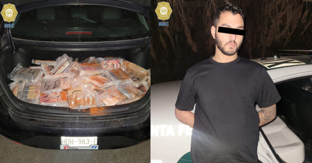 Capturan a canadiense con 69 kilos de cocaína en Álvaro Obregón