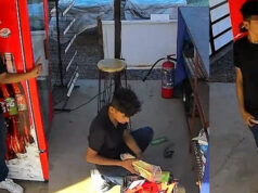 VIDEO: Captan a delincuente robando en el Mercado Los Jonnys de Guaymass Norte