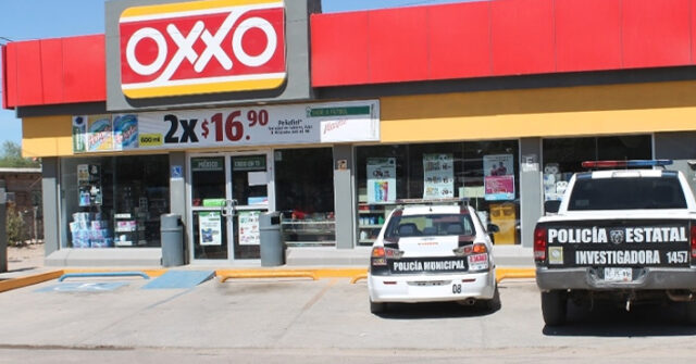 Sujeto asalto el Oxxo de la colonia Moderna de Empalme