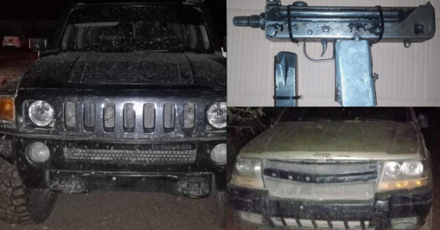 Asegura SEDENA y Policía Estatal arma de fuego en vehículos localizados en San Ignacio Río Muerto