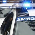 Movilización policiaca en el centro de Guaymas, tras el asalto a una mujer.