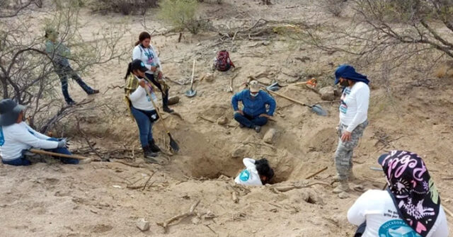 Buscadoras realizan el hallazgo de dos cadáveres en el Valle de Guaymas