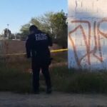 Lugar del hallazgo del cuerpo sin vida de un hombre.
