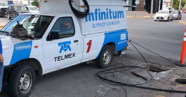 Los ladrones de cable afectan instalaciones de Telmex en Guaymas.
