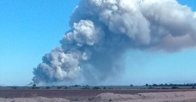 Regresan con quema de llantas en el Valle Guaymas-Empalme ante bajas temperaturas