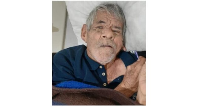 Buscan a familiares de don Ernesto Carrasco Pérez, de unos 75 años de edad.
