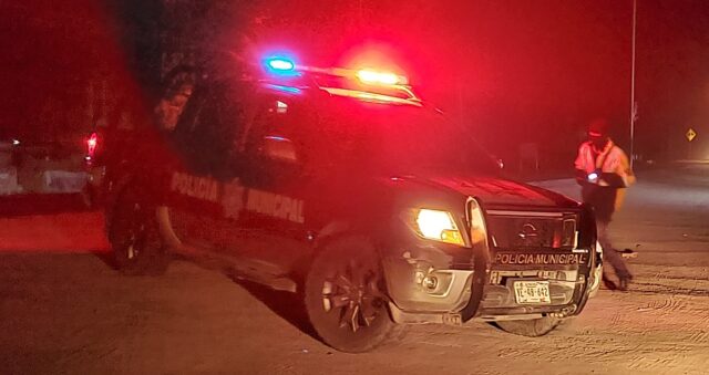 Movilización policiaca y militar la noche de ayer, tras un ataque armado en el Campo 11 del Valle de Empalme.