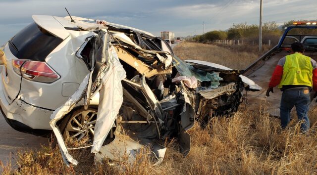 Aumenta a dos el número de víctimas mortales del accidente suscitado al Norte de Guaymas, la madrigada del jueves.