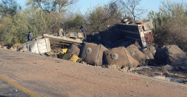 Muere mujer en brutal accidente del tramo carretero La Colorada - Hermosillo