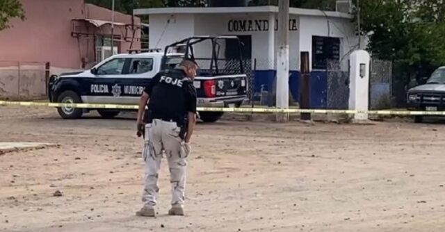 Policías municipales fueron atacados a balazos en La Misa por un sujeto, quien finalmente quedó sin vida en el lugar.
