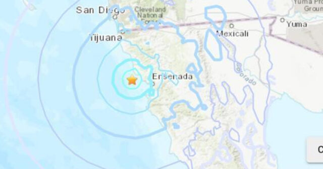 Se registra sismo de 4.7 grados y ocasiona derrumbes en la carretera Ensenada-Tijuana