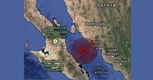 Se registran temblor de 3.7 grados en Guaymas y de 3.0 en Nacozari de García