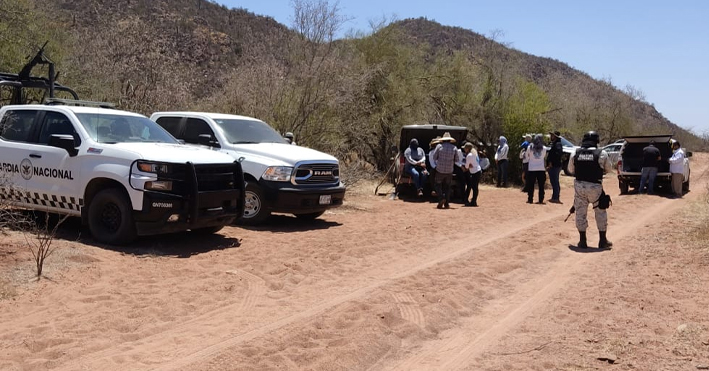 Colectivo de buscadoras realiza el hallazgo de una fosa clandestina en el Valle de Guaymas
