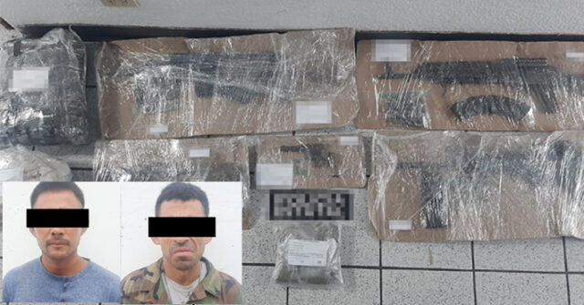 Incautan Sedena y Policía Estatal armas de fuego a cuatro personas en San Ignacio Río Muerto