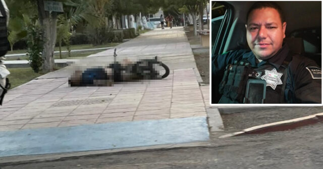 Sicarios ejecutan a oficial de la Policía Municipal en la plaza del Tinaco en Empalme