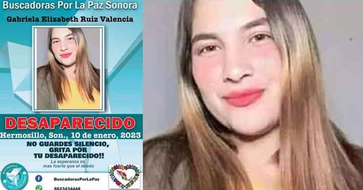 Jovencita Gabriela Elizabeth lleva 10 días desaparecida en Hermosillo.