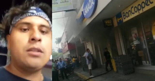 Por venganza joven le prende fuego a tienda Coppel y lo transmite en vivo