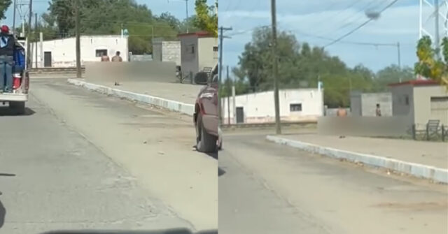 Pobladores atrapan a ladrones y los obligan a caminar sin ropa por la calle en Sonora