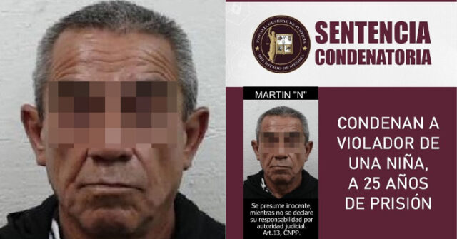 Condenan a 25 años de prisión a violador de niña de 10 años en Sonora