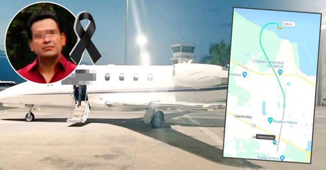 Muere operador político de Adán Augusto López al estrellarse la avioneta en que viajaban.