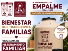 Mantienen abierta ventanilla para adquirir tinacos con subsidio en Empalme Mantienen abierta ventanilla para adquirir tinacos con subsidio en Empalme