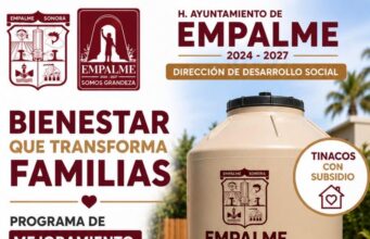 Mantienen abierta ventanilla para adquirir tinacos con subsidio en Empalme Mantienen abierta ventanilla para adquirir tinacos con subsidio en Empalme
