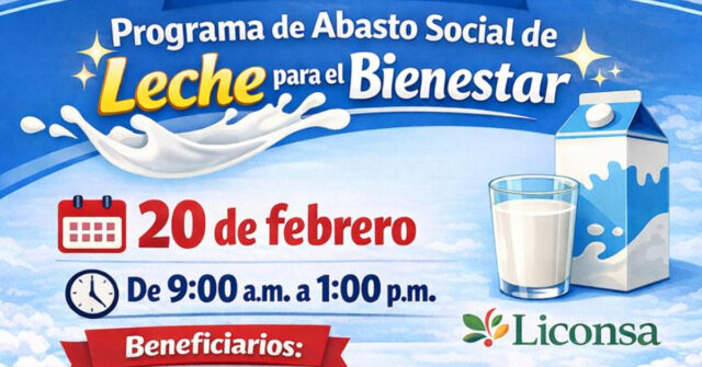En Empalme se hará una nueva jornada para registrarse al programa ‘Leche para el Bienestar.