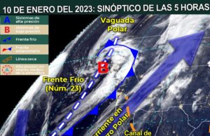 Prevén bajas temperaturas por ingreso del Frente Frío No. 23 en Sonora Prevén bajas temperaturas por ingreso del Frente Frío No. 23 en Sonora