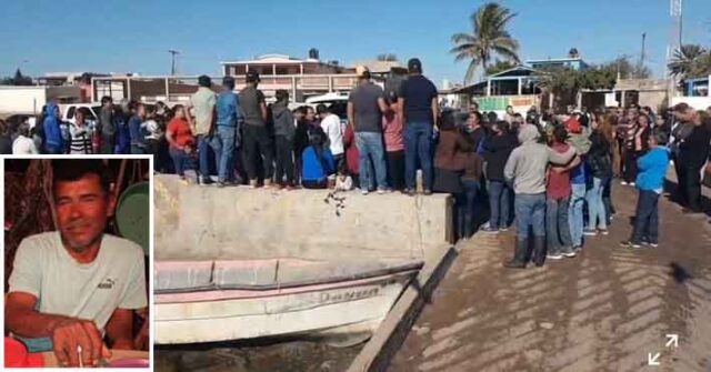 Dan el último adiós a pescador que murió tras ser atacado por un tiburón en Sonora