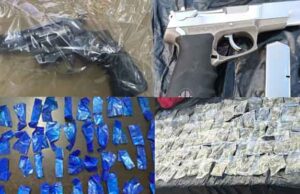 Aseguran Policía Estatal y Sedena más de 200 envoltorios de sustancias prohibidas en Empalme
