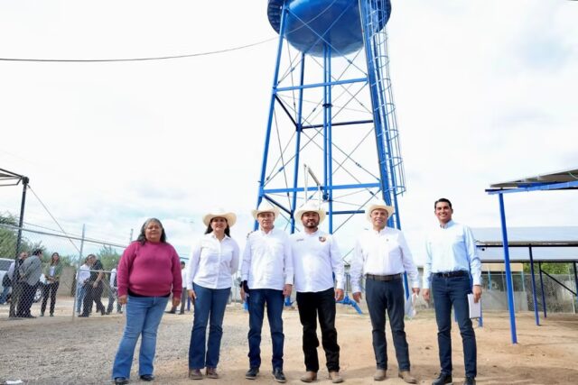 Alfonso Durazo lleva infraestructura hídrica y apoyos educativos a municipios del centro