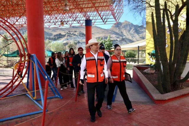 Durazo avanza segunda etapa de rescate de La Sauceda con rehabilitación del Museo de la Burbuja.