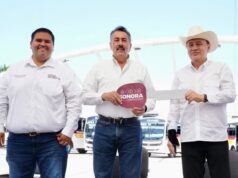 Gobernador Durazo refuerza transporte y salud en Cajeme con nuevos camiones y arranque de Semana Nacional de Vacunación Gobernador Durazo refuerza transporte y salud en Cajeme con nuevos camiones y arranque de Semana Nacional de Vacunación