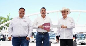 Gobernador Durazo refuerza transporte y salud en Cajeme con nuevos camiones y arranque de Semana Nacional de Vacunación Gobernador Durazo refuerza transporte y salud en Cajeme con nuevos camiones y arranque de Semana Nacional de Vacunación