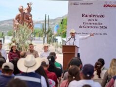 Durazo y Sheinbaum modernizan y conectan carreteras en Sonora con inversión de más de mil 600 millones Durazo y Sheinbaum modernizan y conectan carreteras en Sonora con inversión de más de mil 600 millones