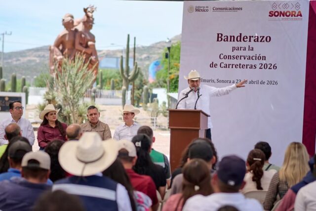 Durazo y Sheinbaum modernizan y conectan carreteras en Sonora con inversión de más de mil 600 millones