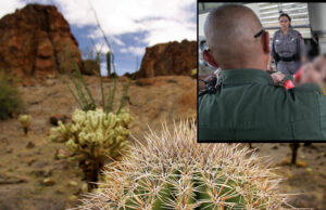 «Polleros» dejan a dos bebés abandonados en el desierto "Polleros" dejan a dos bebés abandonados en el desierto