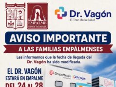 Confirman regreso del Dr. Vagón a Empalme; brindará servicios gratuitos en septiembre Confirman regreso del Dr. Vagón a Empalme; brindará servicios gratuitos en septiembre