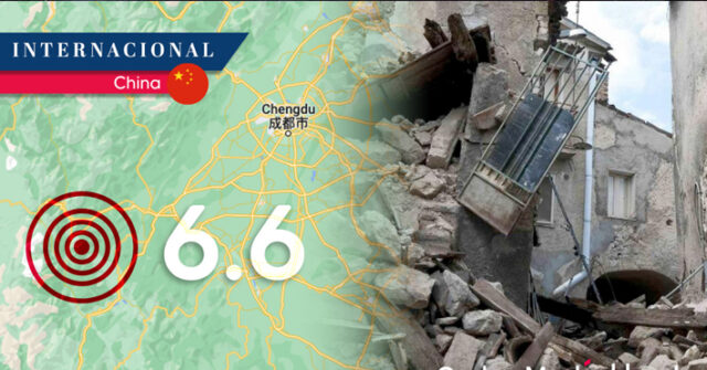 Sacude sismo de 6.8 grados a China dejando como saldo al menos 7 muertos