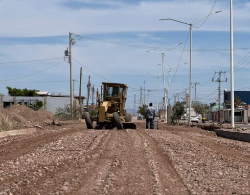 Mantiene Gobierno de Empalme intenso programa de obra Mantiene Gobierno de Empalme intenso programa de obra