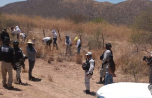 Colectivo de buscadoras realiza el hallazgo de una fosa clandestina con un cadáver en Ortiz